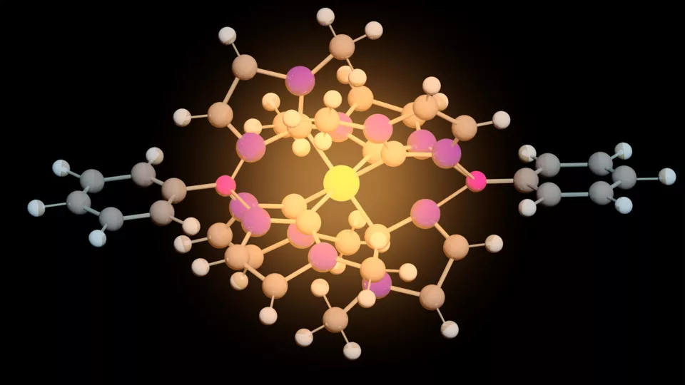 The new molecule (Illustration: Nils Rosemann)