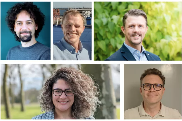 Head shots of five researchers receiving ERC Consolidator grants