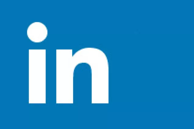 LinkedIn logo. Illustration.