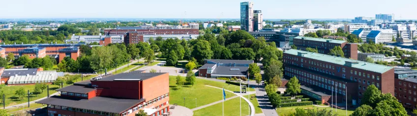 The LTH campus seen from above. Photo: Johan Persson.